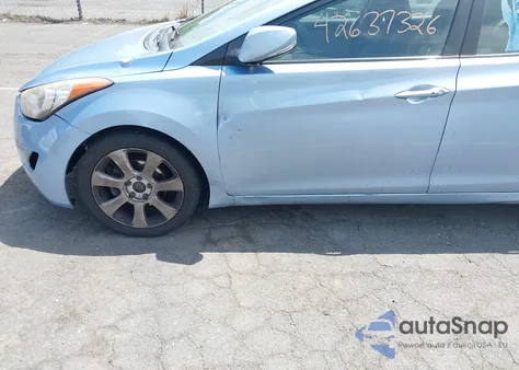 2013 Hyundai Elantra Limited from USA, damaged, VIN KMHDH4AE3DU509859